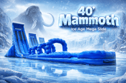 40ft Mammoth slide with slip N' slide
