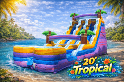 20ft tropical slide