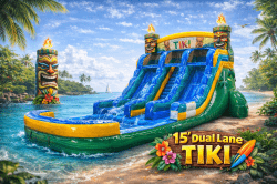 15ft dual lane  Tiki